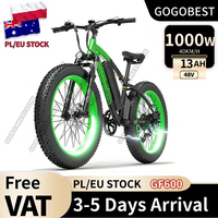 GOGOBEST GF600 Electric Bicycle 48V13AH 1000W 26 inch Adult City Electric Mountain Bike Battery 48V20Ah Hydraulic Brake E-Bike