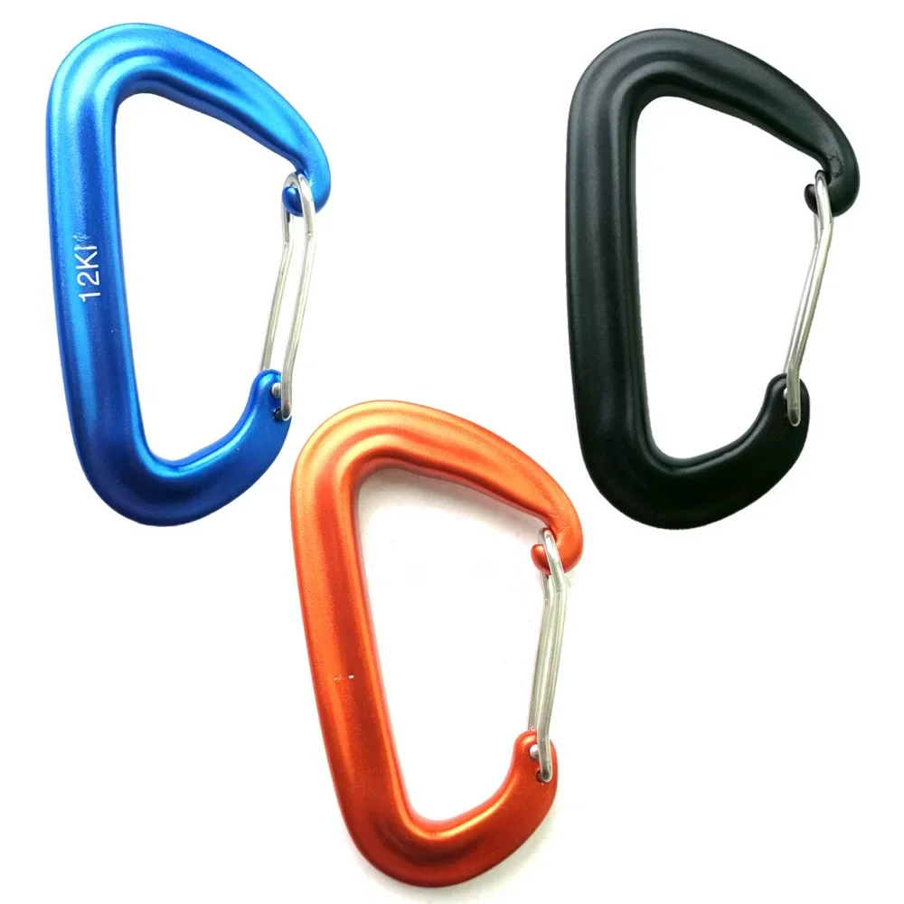 12KN Hängematte Hund Clip Sicherheit Karabiner Verschluss Outdoor Camping Wandern Haken Auto Locking