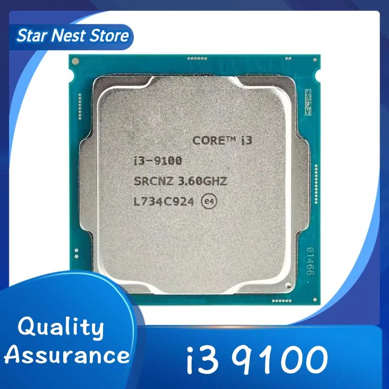 

Core i3 9100 3.6GHz LGA 1151 cpu processor