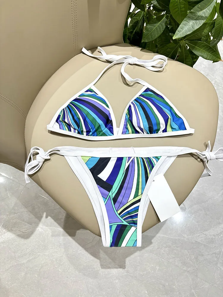 

2026 New Runway Designer Summer Sexy Bikini Suits Women’s Beach Vacation Swimwear Two-piece set