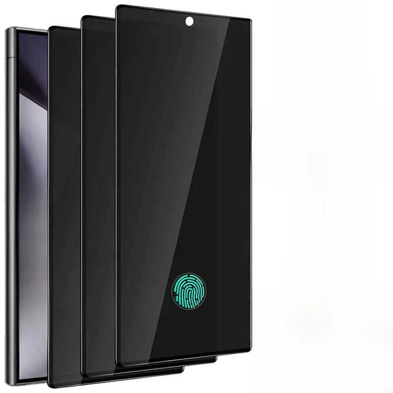 3 pçs protetor de tela de privacidade cerâmica fosca para samsung galaxy s21 s20 s22 s23 s24 ultra