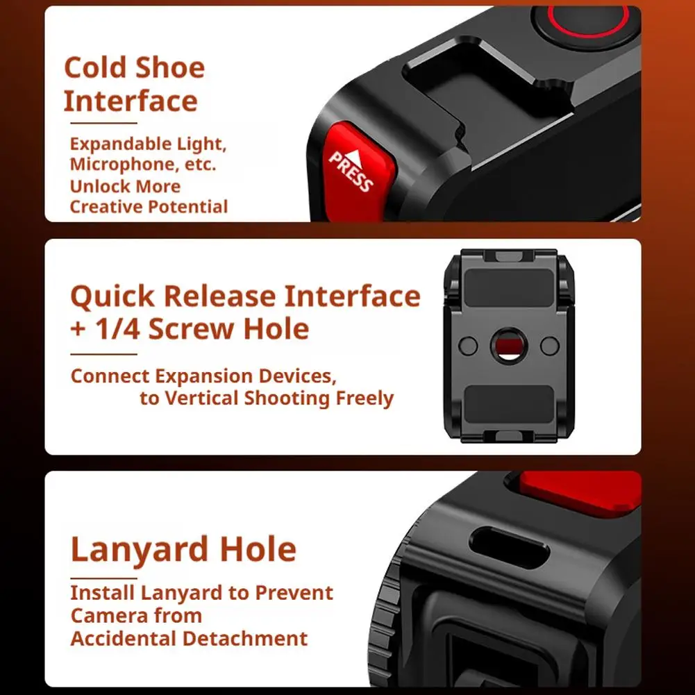 for dji Osmo Nano Rabbit Cage Metal Protective Case Aluminum Alloy Protection Frame All-inclusive Expansion Frame With Lens Cap