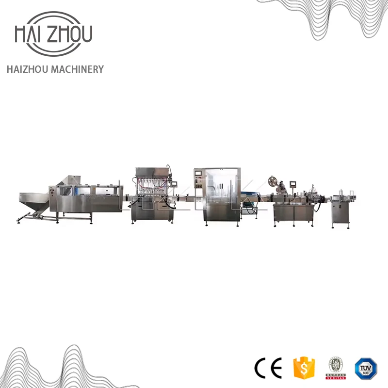 HAIZHOU Automatic Packaging Line Customization | Bottle Washing Filling Capping Labeling Shrink Collecting | Contact for Quot