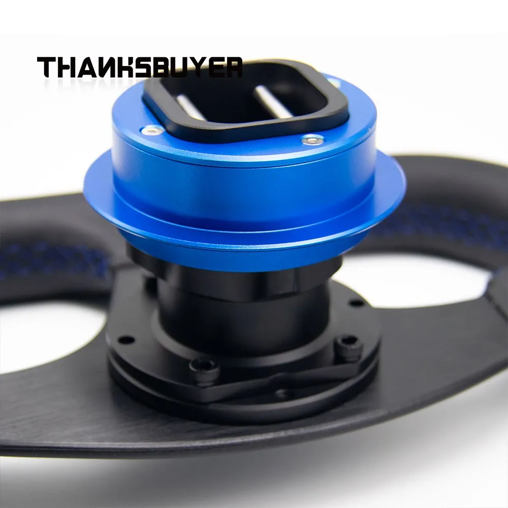 Blue QR2 Pro Quick Release Adapter Game Simulator Accessory Compatible with FANATEC Steering Wheel