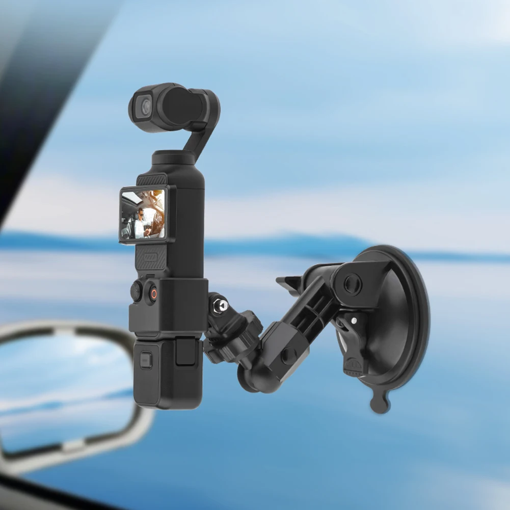 Adapter do montażu samochodowego DJI Osmo Pocket 3 - uchwyt wspornika rozszerzającego z przyssawką do kamery akcji GoPro Hero Insta360 Akcesoria — zdjęcie produktu 6