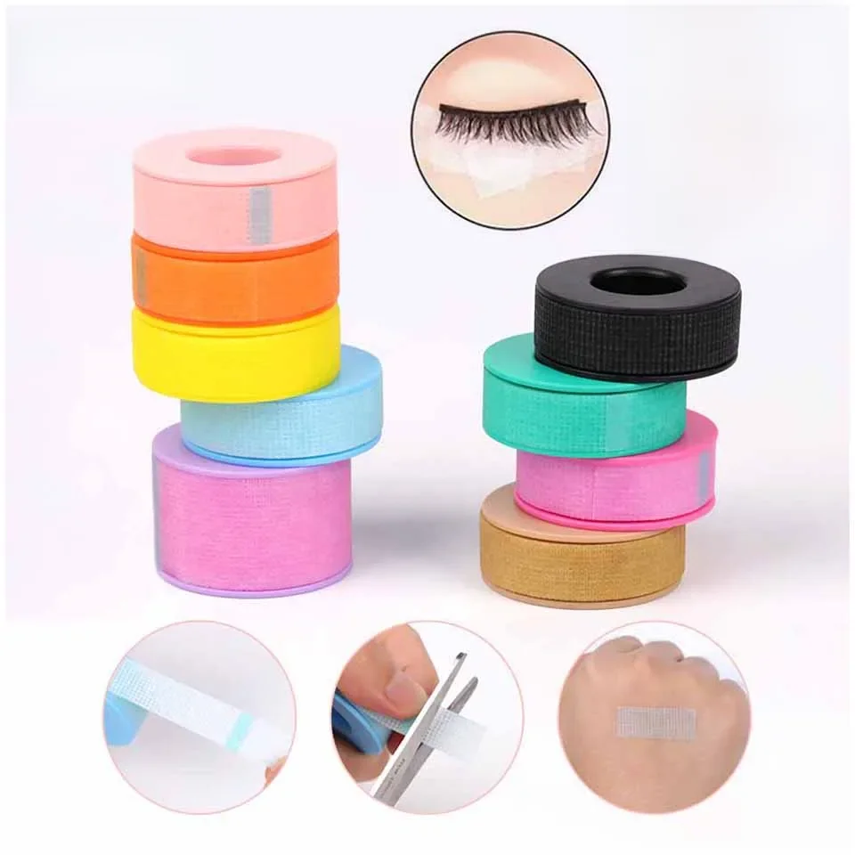 Vlies Silikon Gel Klebeband Empfindliche Haut Farbe Band Aufkleber Atmungsaktiv Unter Augenklappe Wimpern Verlängerung Make-Up Werkzeuge Liefert