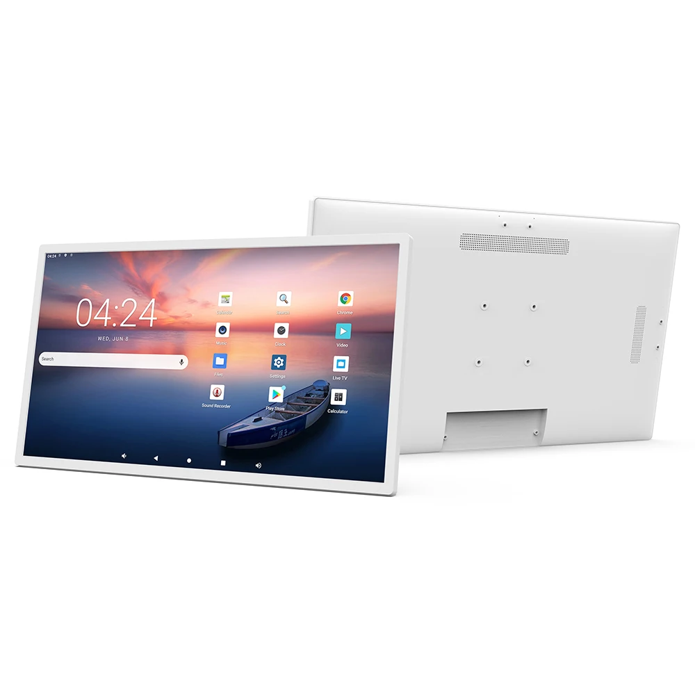 14 inch wall mounted android PoE table pc for industrial use as nteractive display, Rockchip 3399, 4GB RAM, 32GB ROM, HDMI-in