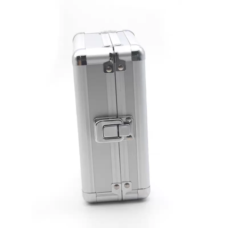 Tool Box Aluminum Case Suitcase Instrument Equipment File Box Cosmetic Case Toolbox with Sponge 170*140*73mm