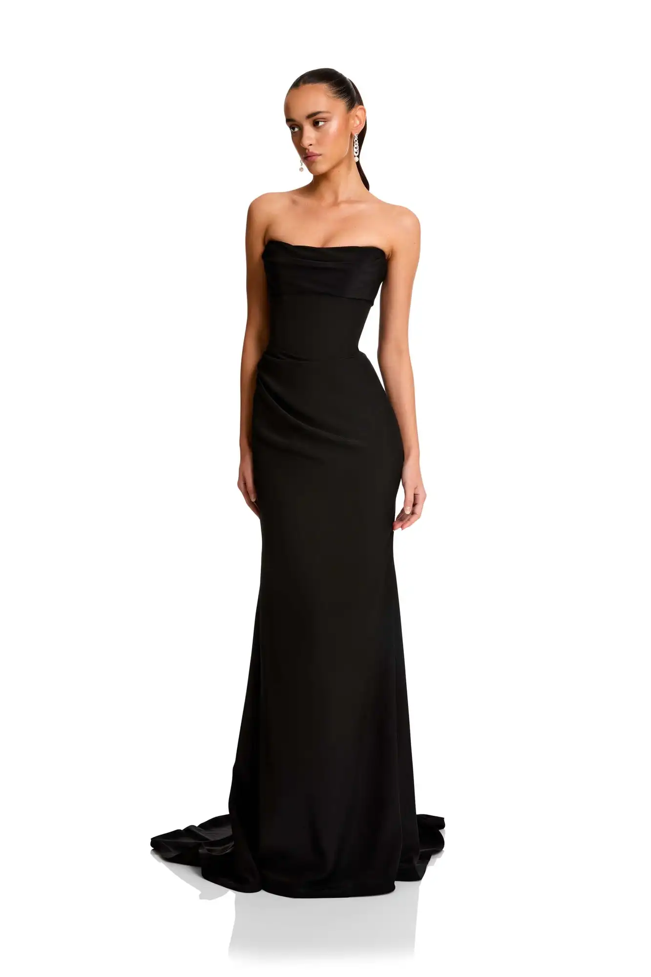 ชุดแต่งงานที่เรียบง่าย 2025 Strapless Mermaidชุดเจ้าสาวElegant Classic Backlessชุดเจ้าสาวที่กําหนดเองชุดแต่งงาน