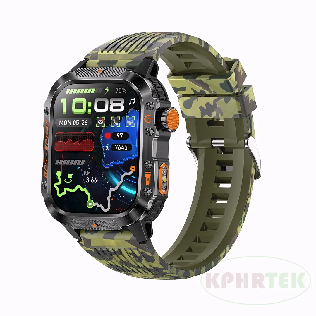 HT36 GPS Smartwatch Posicionamiento preciso Deportes al aire libre Rastreador de ejercicios Reloj inteligente impermeable