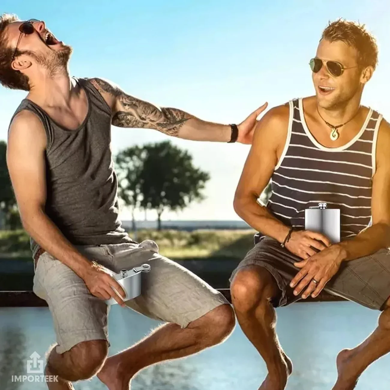 قارورة ويسكي للجيب من الفولاذ المقاوم للصدأ ، قارورة سائلة