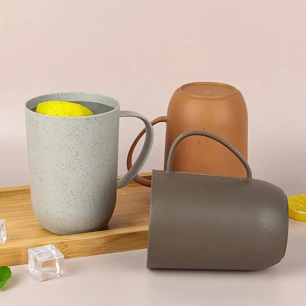 Tasse à eau de qualité alimentaire, tasse à café, tasse à thé, tasse à lait, portable, voyage standardisé, brosse à dents, lavage de la bouche, tasse à dentifrice, 400ml