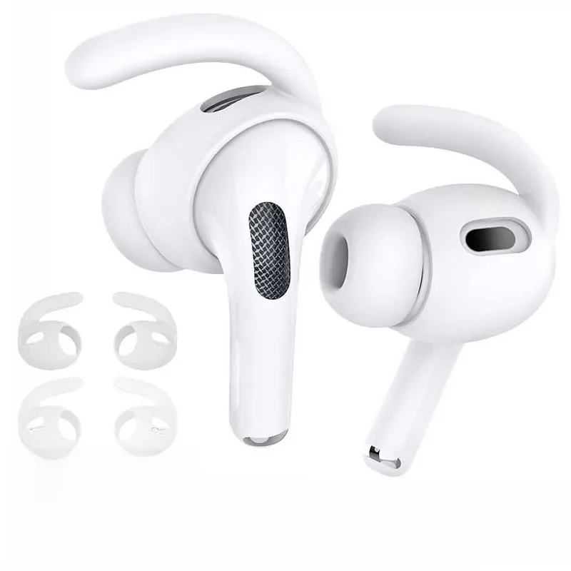 Coussinets d'oreille sans fil Bluetooth pour iphone, 2 pièces/paire, pour Airpods Pro2, oreillettes en Silicone