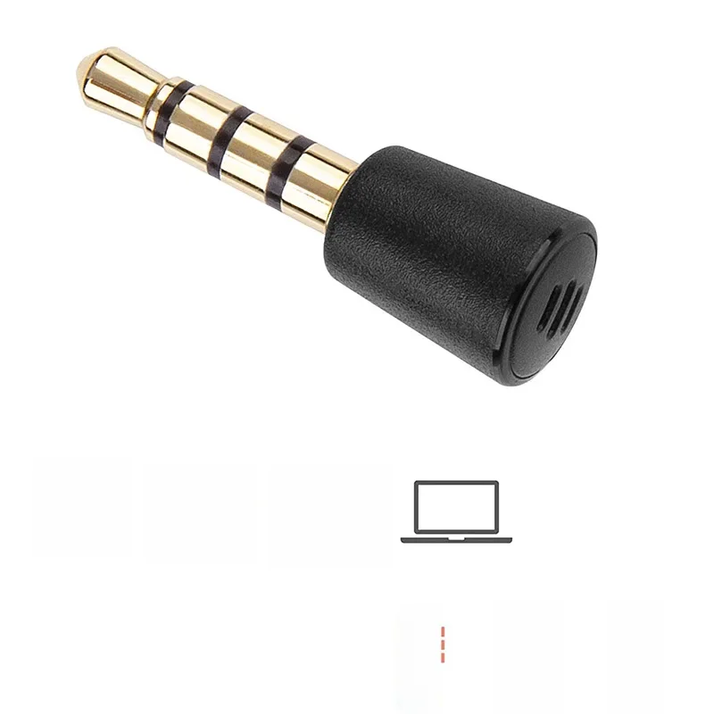 Microphone de remplacement pour contrôleur Xbox Switch Wii PS5 PS4 PS3 et appareil photo reflex numérique vlogging, mini micro 3,5 mm