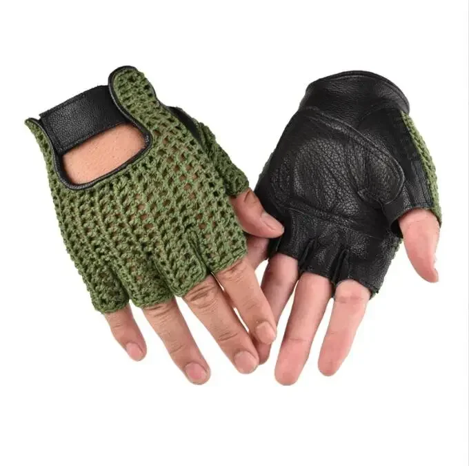 AliExpress NONE motorcycle real leather gloves Car Driving Tactical Gloves Motorcycle Accessories Work Cycling Men's Gloves