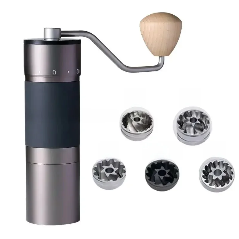 Kingrinder Manuelle Kaffeemühle 420 Edelstahl Grat Schleifkern Tragbare Kaffeemühle K0/K1/K2/k6 38 mm 48 mm