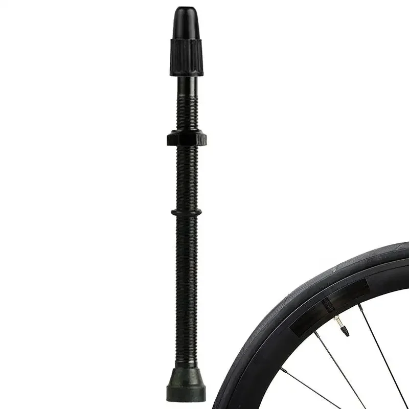 AliExpress Tubeless Tire Valve Stems vacuum tire valve nozzle 40/60/80/100/120mm Aluminum Alloy Anti-leakage vacuum tire valve nozzle