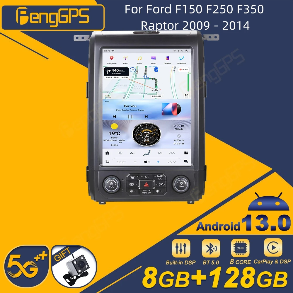 

Автомагнитола 2DIN для Ford F150, F250, F350, Raptor 2009-2014, Android, стереоприемник, Авторадио, мультимедийный плеер, GPS-навигация, головное устройство