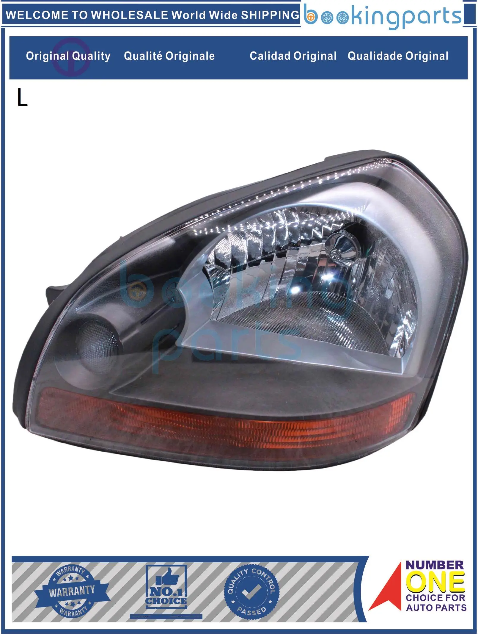 

HEA52872(L),92101-2E000,921012E000,R921022E001,L921012E000,921012E001 Headlamp For HYUNDAI TUCSON 03