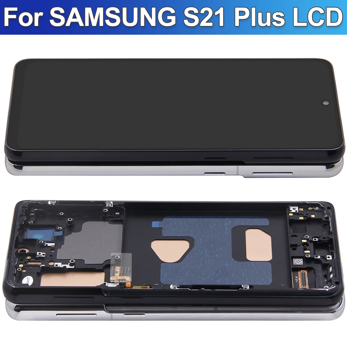 For Samsung S21 PLUS LCD Display Touch Screen Digitizer For samsung S21+ SM-G996B G996U G996W G996 LCD Assembly with Frame