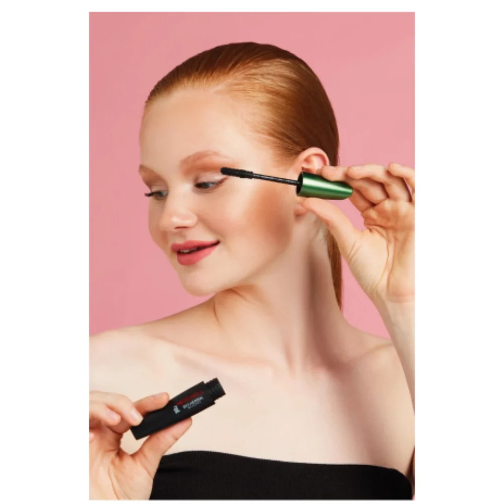 Dipliner Mascara alle erbe 7 in 1 Prof Set New Well Materiale per il trucco a base di erbe per le donne Olio di avocado Estratto di trifoglio rosso di mandorle dolci Bellezza degli occhi Quattro stagioni Copertura verd