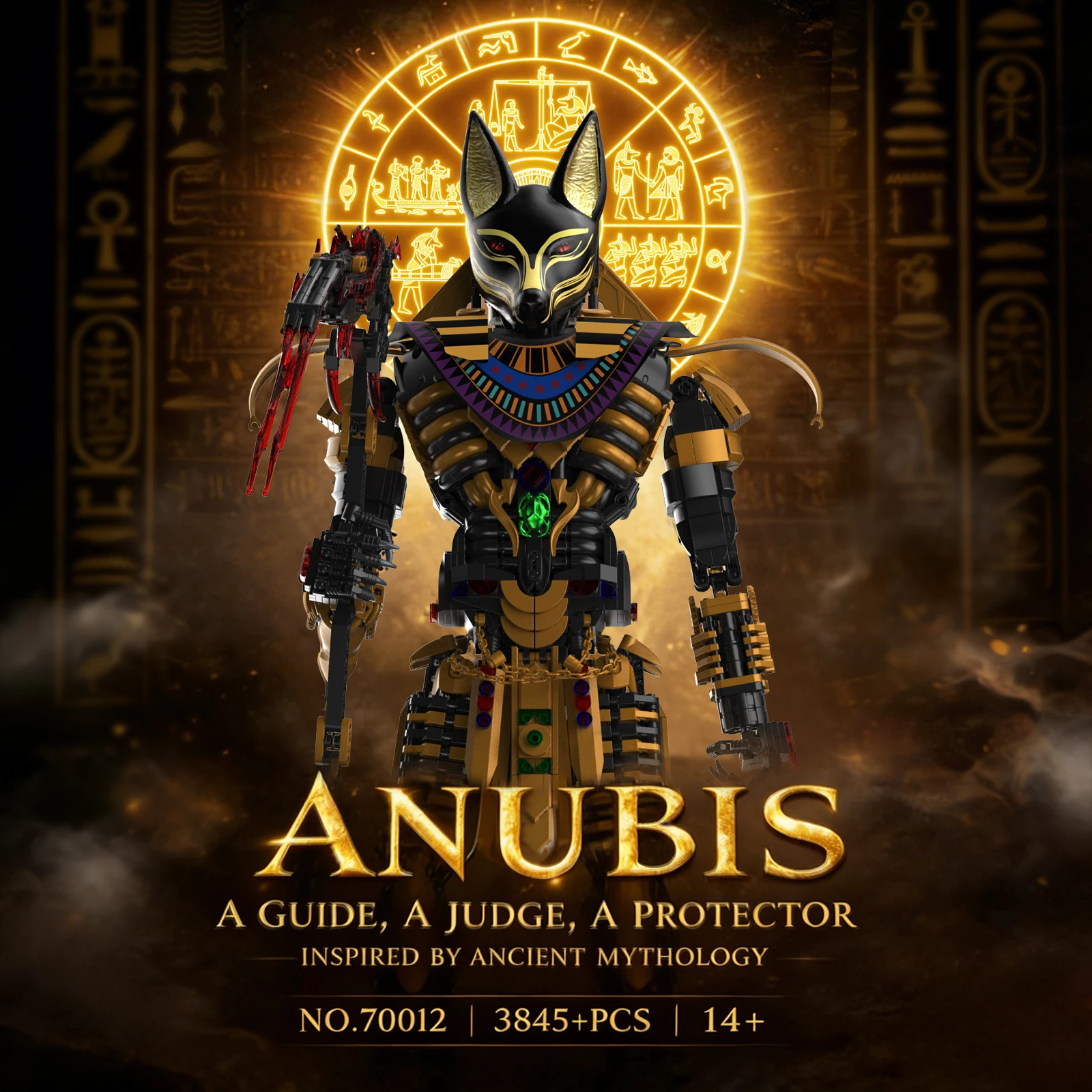 JMBricklayer 3845PCS Anubis De - Home Decor Egypt ulasan dan harga