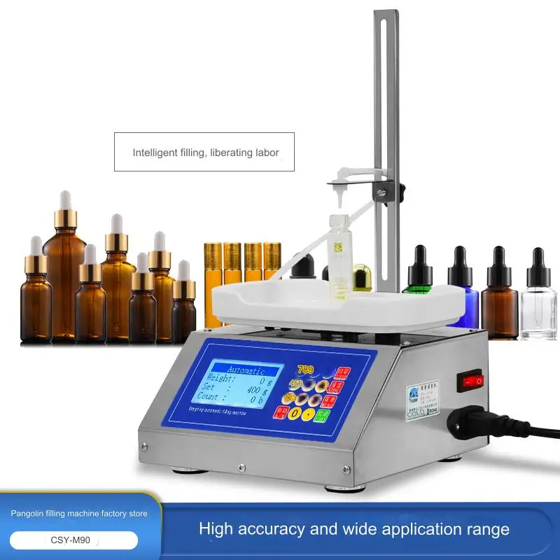 CSY-M90,0-50ml High Precision Peristaltic Pump Liquid Filling Machine Perfume Weighing Filling Machine Oral Liquid Solution