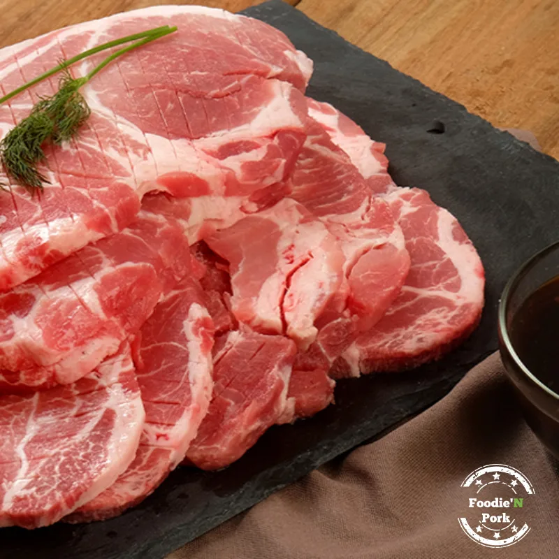 [푸디앤] 프리미엄 블루베리 양념 목살 왕구이 900g