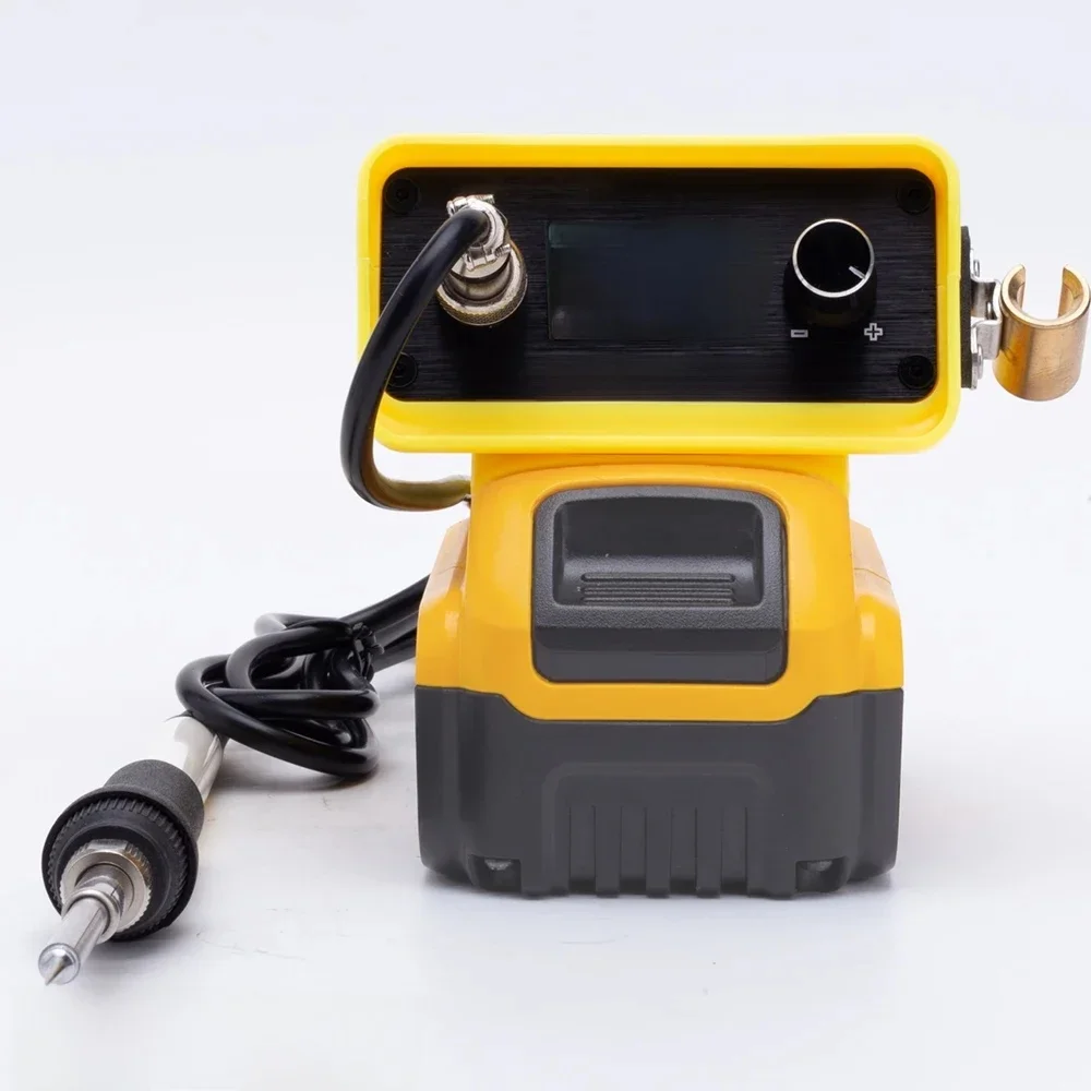 Stacja lutownicza T12 do akumulatora litowo-jonowego Dewalt 18V DIY elektryczna cyfrowa stacja lutownicza naprawa spawania drutu (bez baterii) — zdjęcie 2
