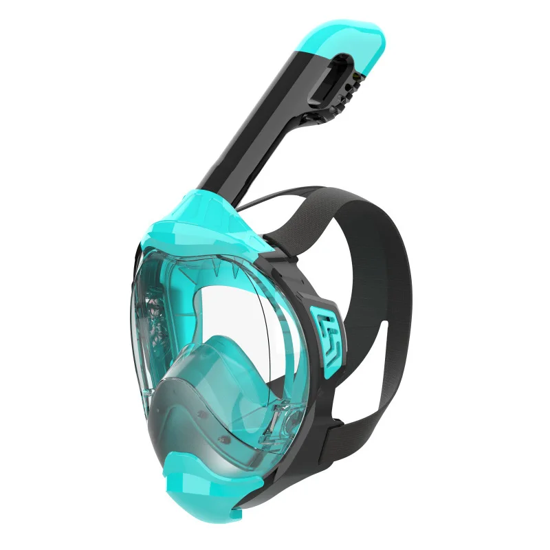 

Full face breathing tube mask anti-fog goggles snorkeling mask full dry diving mask snorkeling suit swimming goggles silicone ma