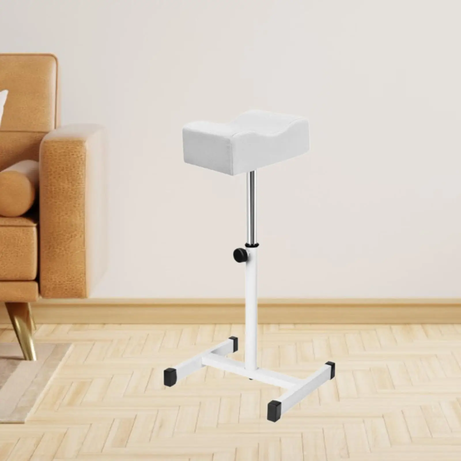 باديكير مانيكير مسند القدمين كرسي الراحة الساق، المعادن مانيكير الساق الراحة البراز قابل للتعديل ارتفاع مسند القدمين لصالون التجميل المنزلي #5