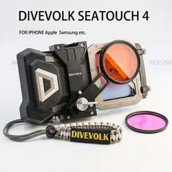 Divevolk Seatouch 4 Max Waterproof Diving Underwater Photography Phone Housing Case 60m For Iphone 14 13 12 Series Sumsung cover