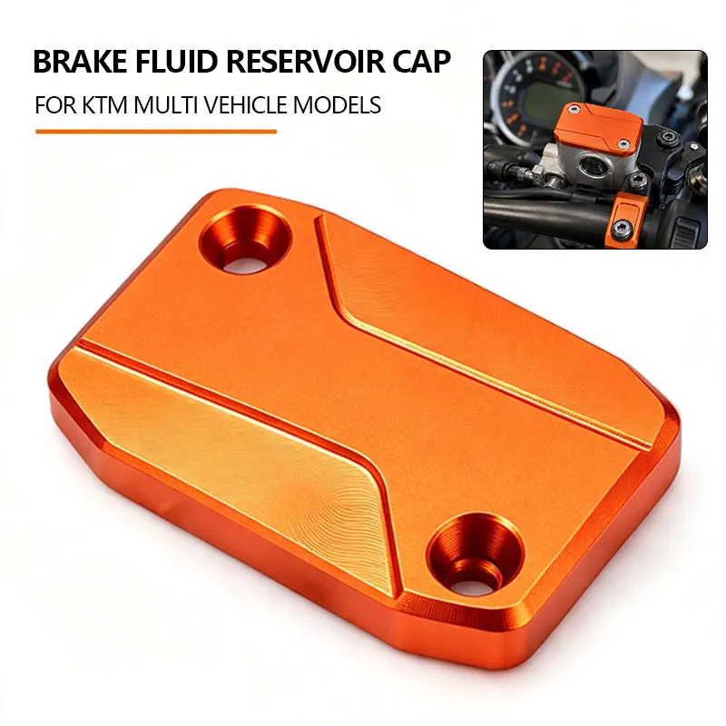 Motorcycle Front Brake Clutch Fluid Reservoir Cover Cap CNC Aluminum Guard For KTM EXC SXF XC 125-525 2006-2021 Accessories