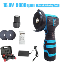 12V Cordless Electric Angle Grinder 550W 9000rpm Lithium Battery Mini Polishing Grinding Machine Diamond Cutting Power Grinder