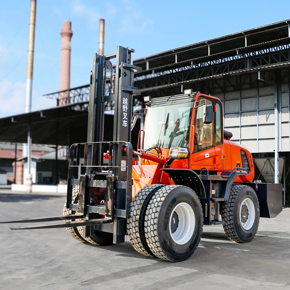 China Forklift Manufacturer New 2 Ton 2.5 Ton 3 Ton 3.5 Ton forklift off road 4wd terrain forklift off road 3 ton for sale