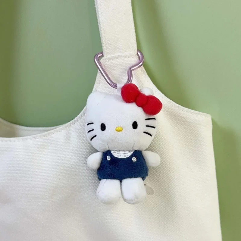 Sanrio Hello Kitty Plüsch-Schlüsselanhänger, Yugui-Hunde-Design, Schwimmring Hello Kitty Cartoon süßes Mädchen Geschenk Geburtstagsgeschenk
