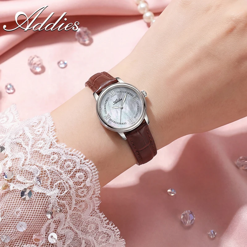 ADDIES レザークォーツ女性腕時計新しい高級 32 ミリ - Luxury Watch Packaging Box のレビューと価格