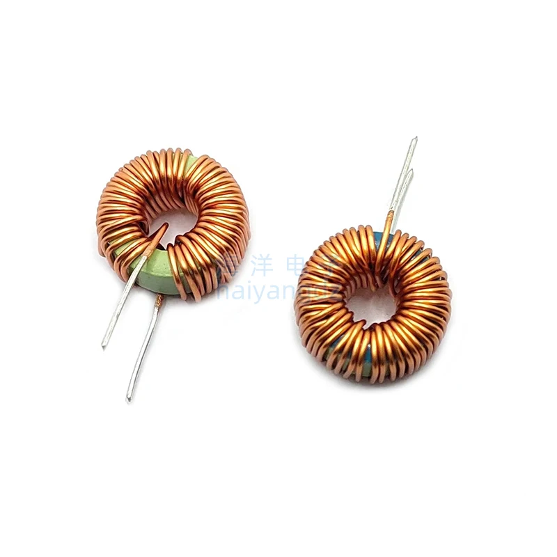 5052 100uH ф0.6 wire  blue and green ring inductor wire wound inductor coil magnetic ring inductor 3.5A