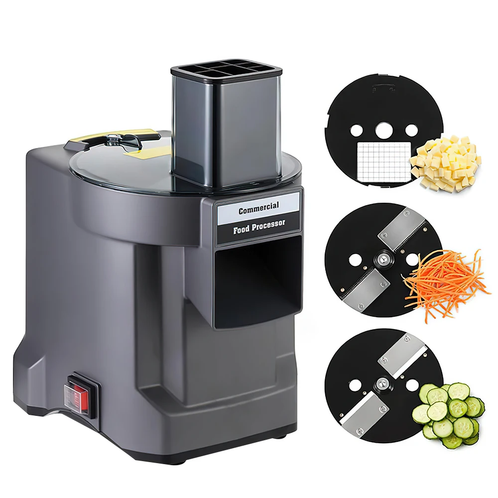 Hachoir à légumes commercial 220V, machine à couper automatique pour légumes, carottes, pommes de terre, trancheuse, hachoir et robot culinaire pour couper en dés