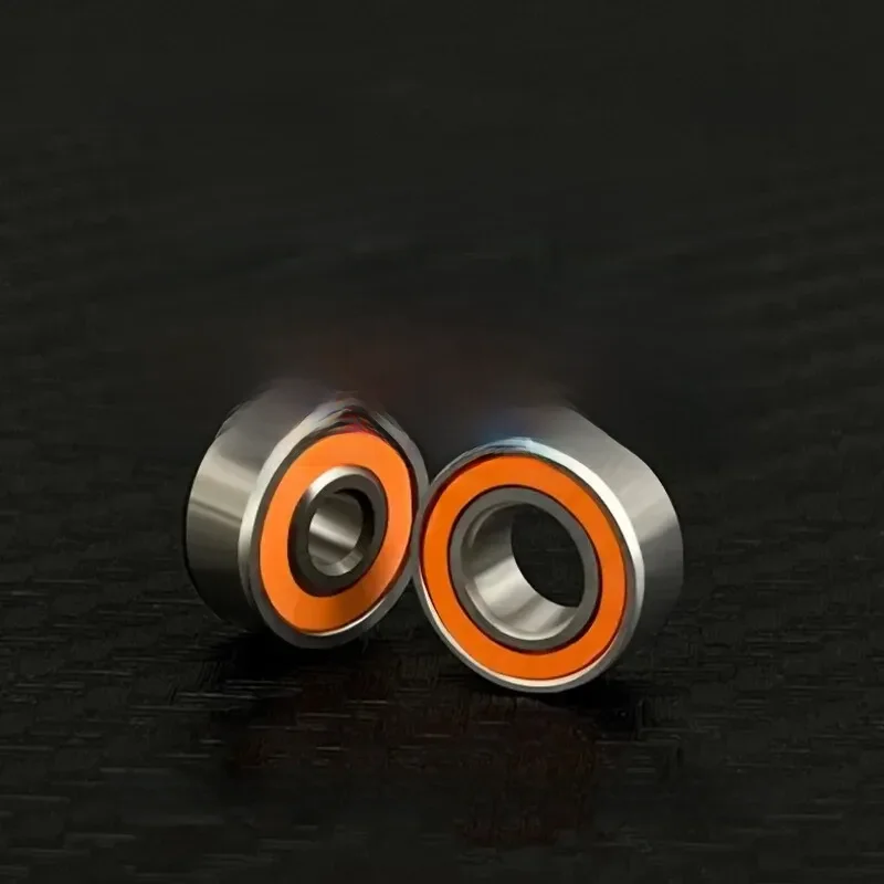 SEASIR-Roulements à billes de poulie de pêche hybrides semi-céramiques, couvercle latéral, roulement à bobine, 3x10x4mm, 5x10x4mm