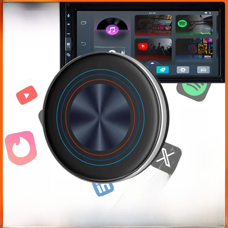 Ottocast i3 Ai Box draadloze Carplay-adapter Android 13, Netflix YouTube IPTV-videobox voor BMW en auto's met draadloze Carplay - afbeelding 2