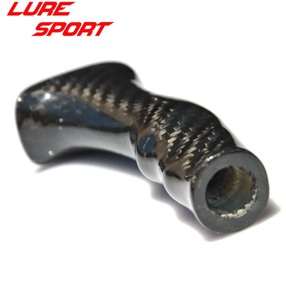 Imagem -02 - Luresport-punho Traseiro de Carbono com Passo Dedo Forma Rod 3k Woven Faça Você Mesmo Acessório de Reparação Componente de Construção 108 mm