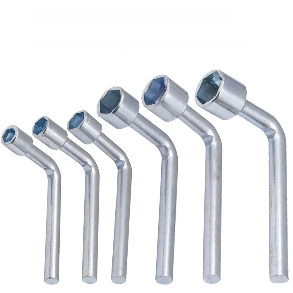 Clé à douille en forme de L coude 7 en forme de 7 8 10 12 13 14 Mm clé hexagonale bouche hexagonale en acier au chrome-vanadium outils à main accessoires
