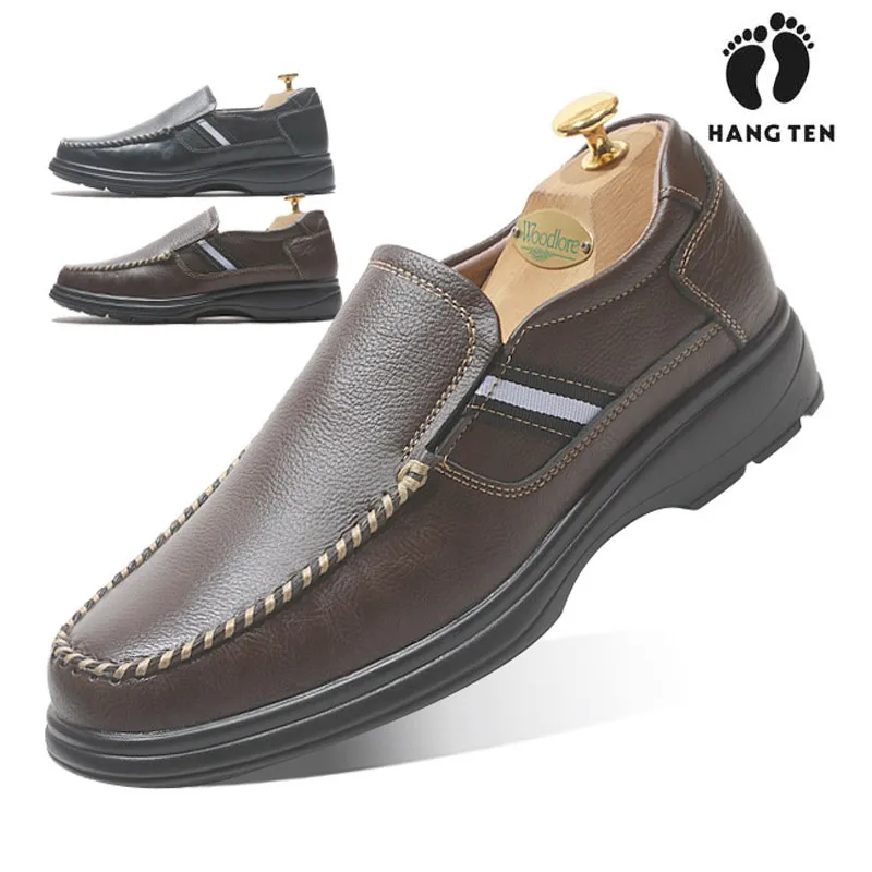 أحذية فستان من جلد البقر Haengten ، أحذية أوكسفورد جلدية للرجال