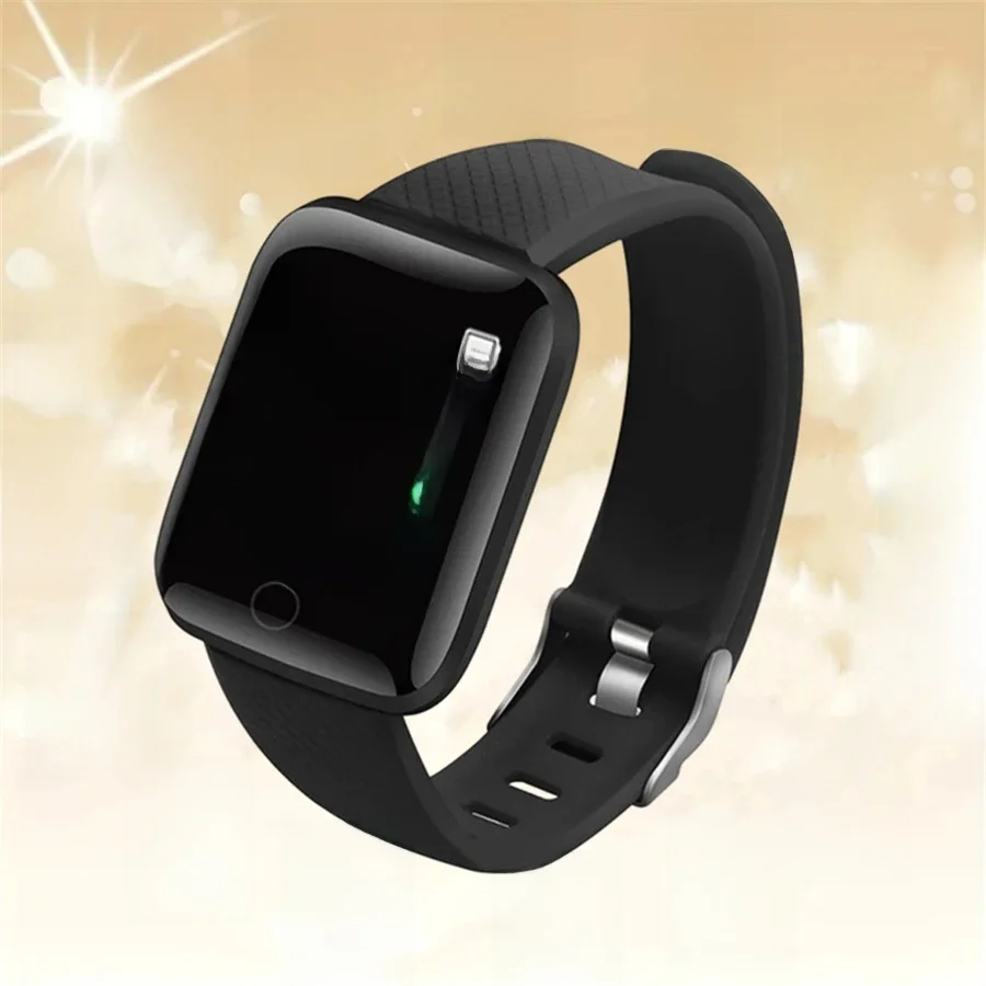 Smart Watch Sport Armband Fitness Überwachung Track Herzfrequenz Anruf und Nachricht Erinnern Männer Smartwatch Frau 116 Plus Uhr D13