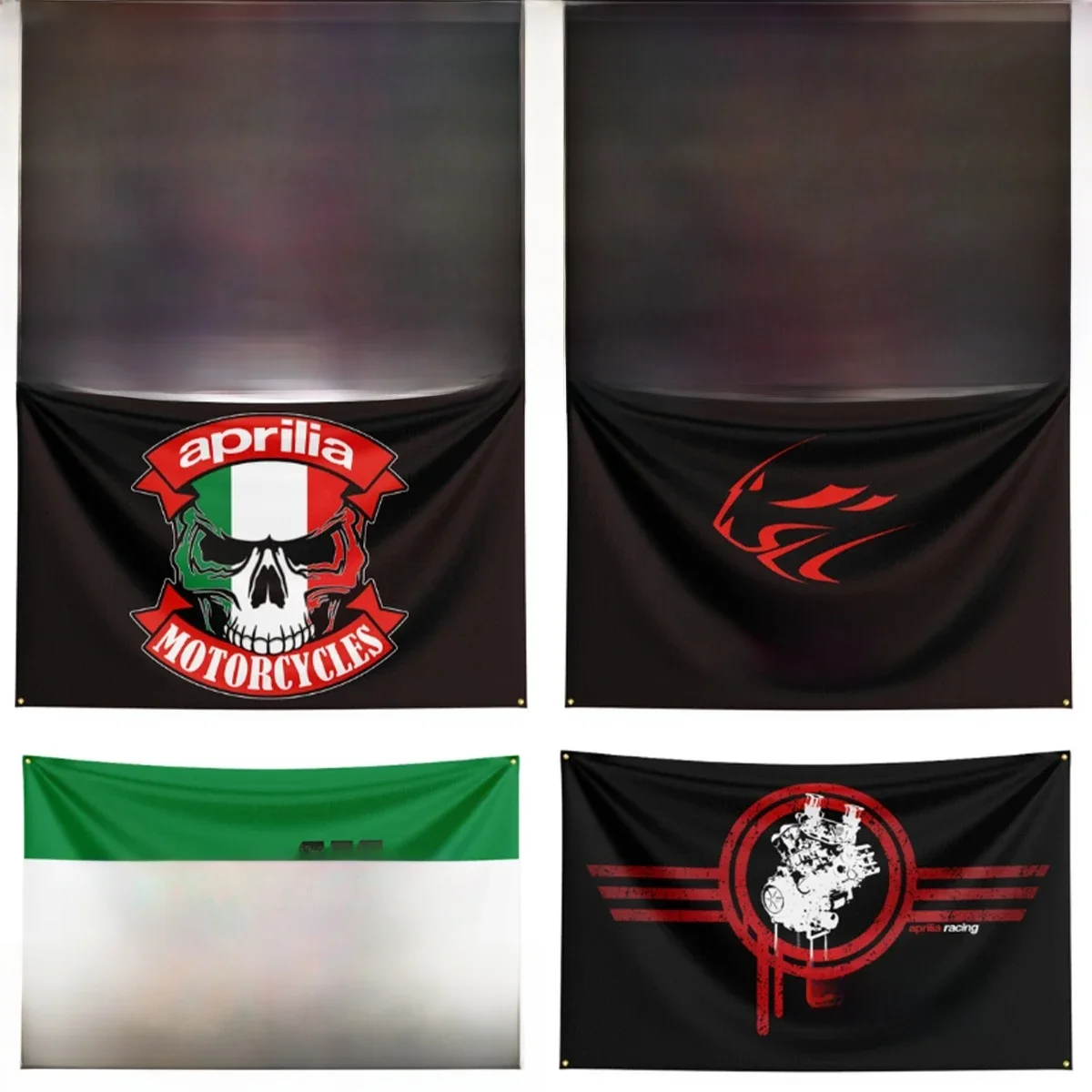 Bannière de moto imprimée en polyester Aprilia Feel, décoration, 90x150cm, 3x5 pieds