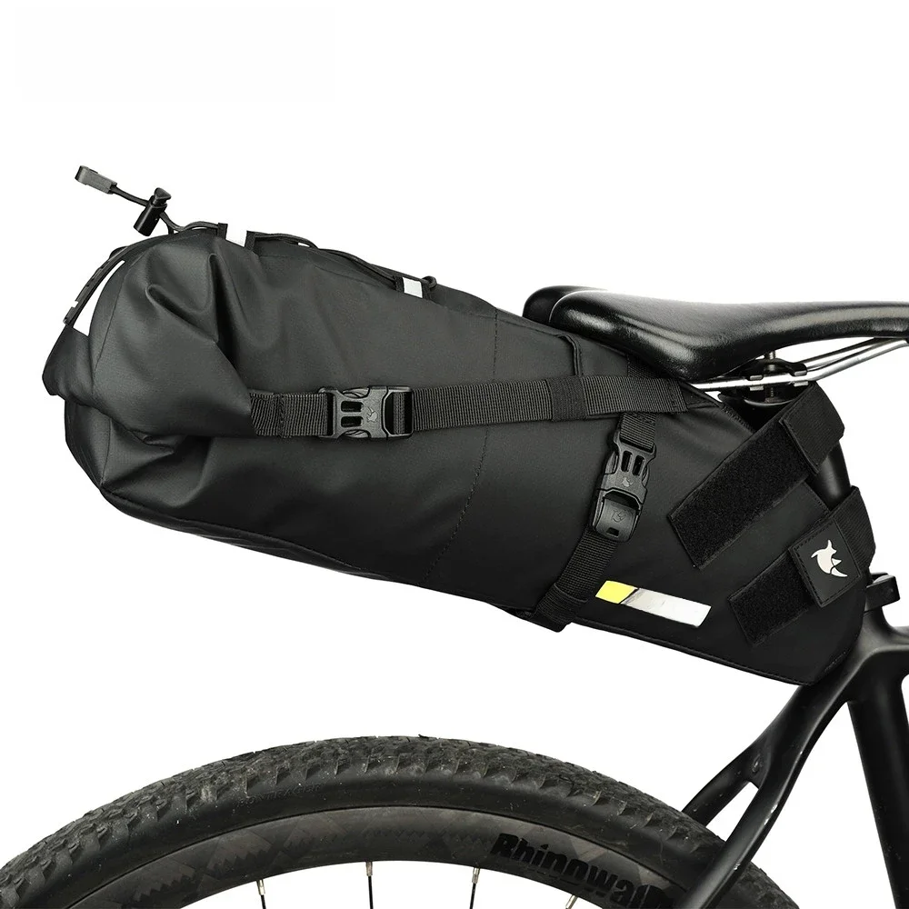 AliExpress Rhinowalk Bike Bag Waterproof 10L13L Bicycle Saddle Bag Cycling Foldable Tail Rear Bag MTB Road Trunk Bikepacking Outdoor Travel