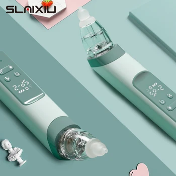 Aspiratore nasale per bambini aspirazione regolabile detergente per naso neonato sicurezza per neonati igiene nasale strumento per la pulizia dello scarico nasale