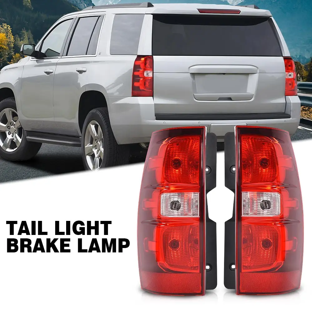 

1 Pair Red Tail Lights Lamps Left & Right Side Fit for 07-14 Chevy Suburban Tahoe Waterproof Snowproof Dustproof Car Accessories