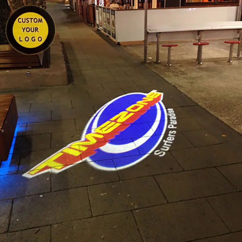 

Outdoor Waterproof LED Customized Image Sign Rotate Remote Projection Lamp Custom Advertising Logo Projector Light